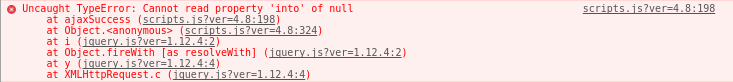 I get this error on colsole log