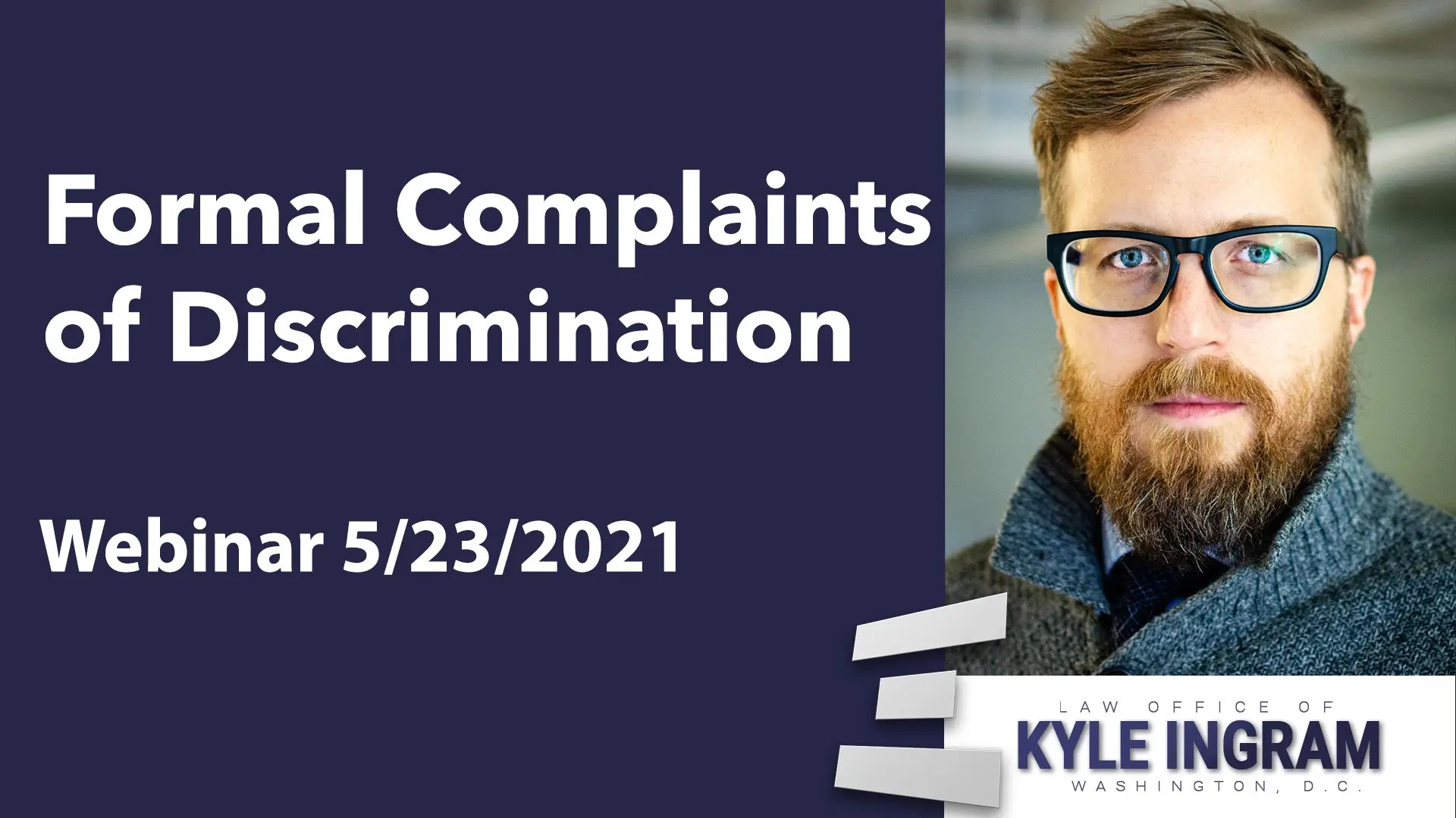Formal Complaints of Discrimination Webinar