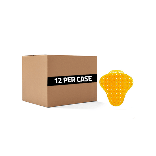 Diversey - EKS-13C-12 ekcoscreen 60 Day Premium Anti-Splash Urinal Screen, 7" x 7" Orange/Citrus (Pack of 12)