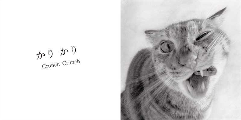 狼林（ROURIN）作　猫（ジャパニーズボブティル三毛）の水彩画 2008年 狼林（ROURIN）作 猫（ジャパニーズボブティル三毛）の水彩画