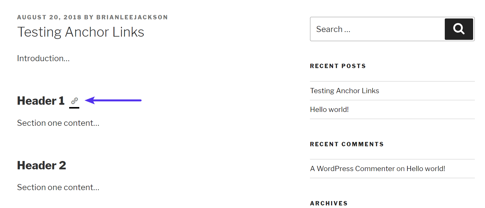 · click the insert/edit link button in the . How To Create Anchor Links In Wordpress 3 Easy Methods