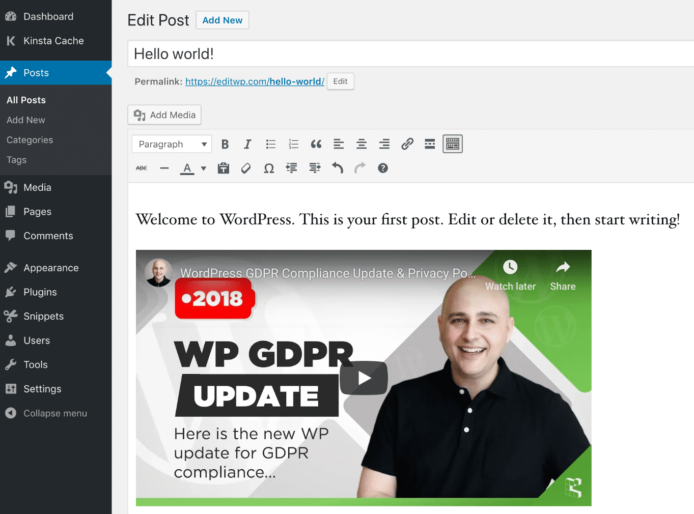 Whenever i want to update the code, i could simply . 10 Ways To Integrate And Embed Youtube Videos In Wordpress