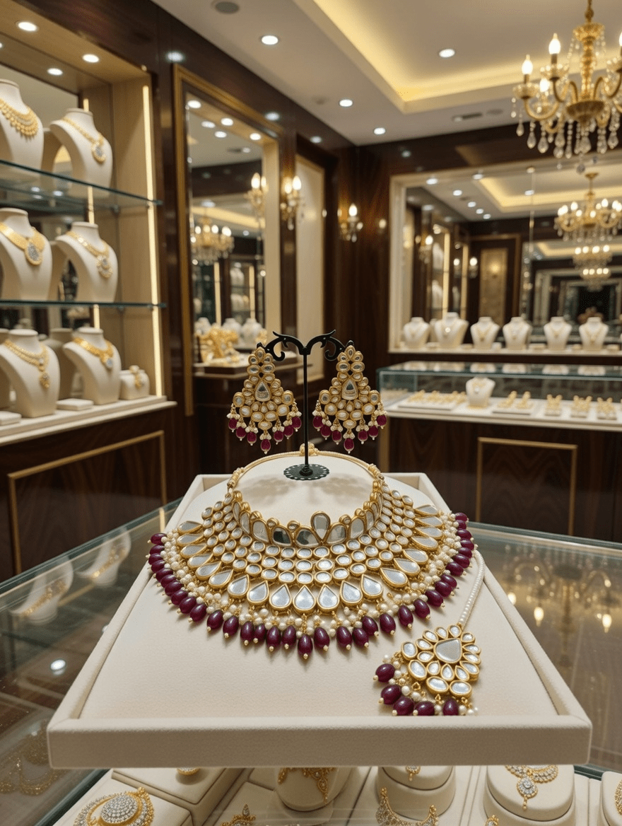 Premium Semi Bridal Jewelry Set – Complete Wedding Collection BJS-006