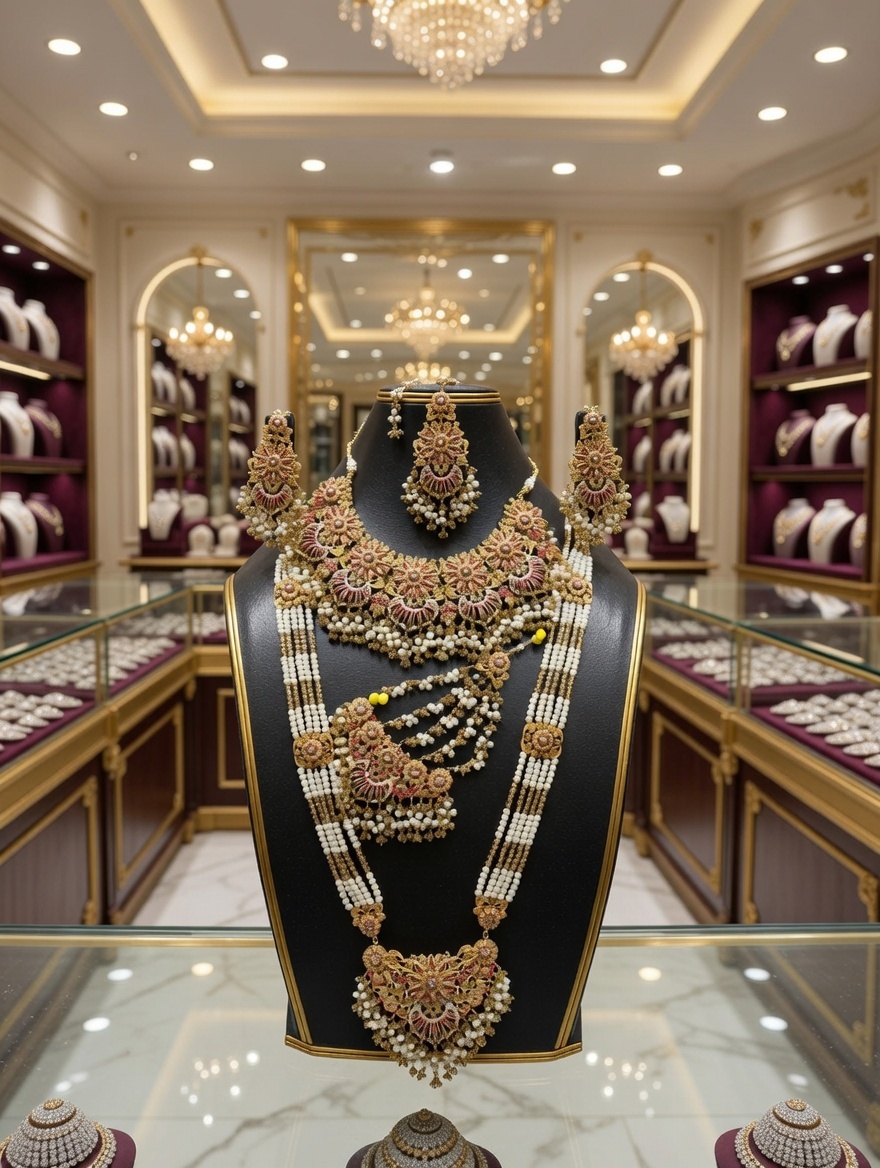 Premium Bridal Jewelry Set – Complete Wedding Collection BJS-007