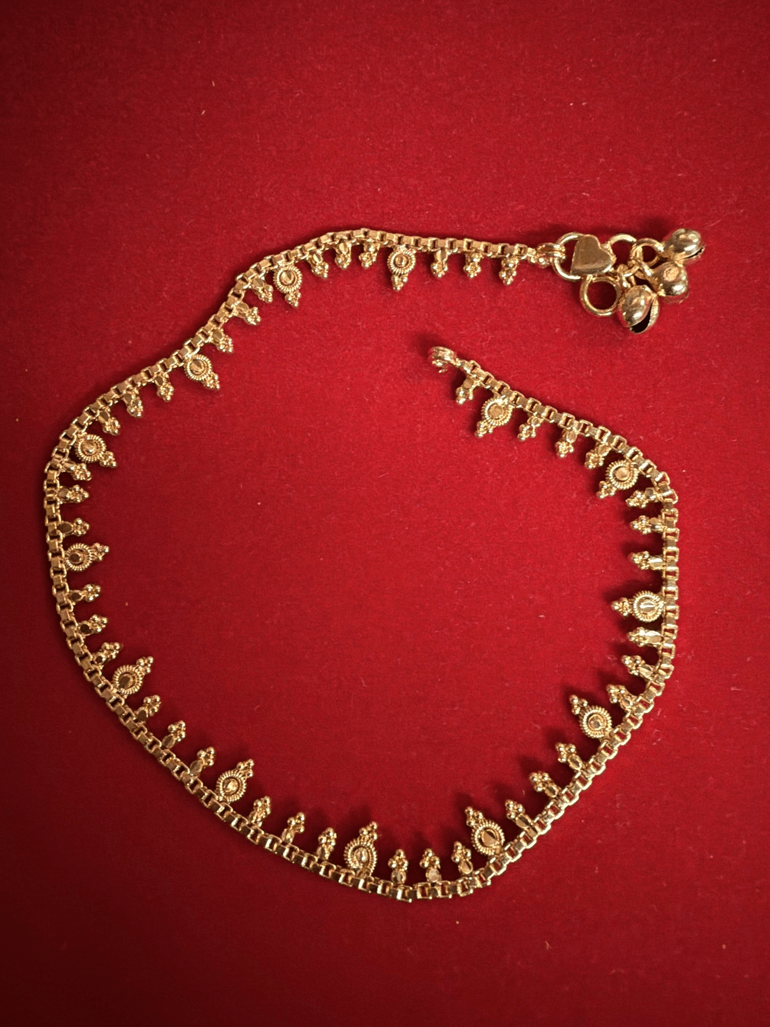 Gold Plated Anklets P-22