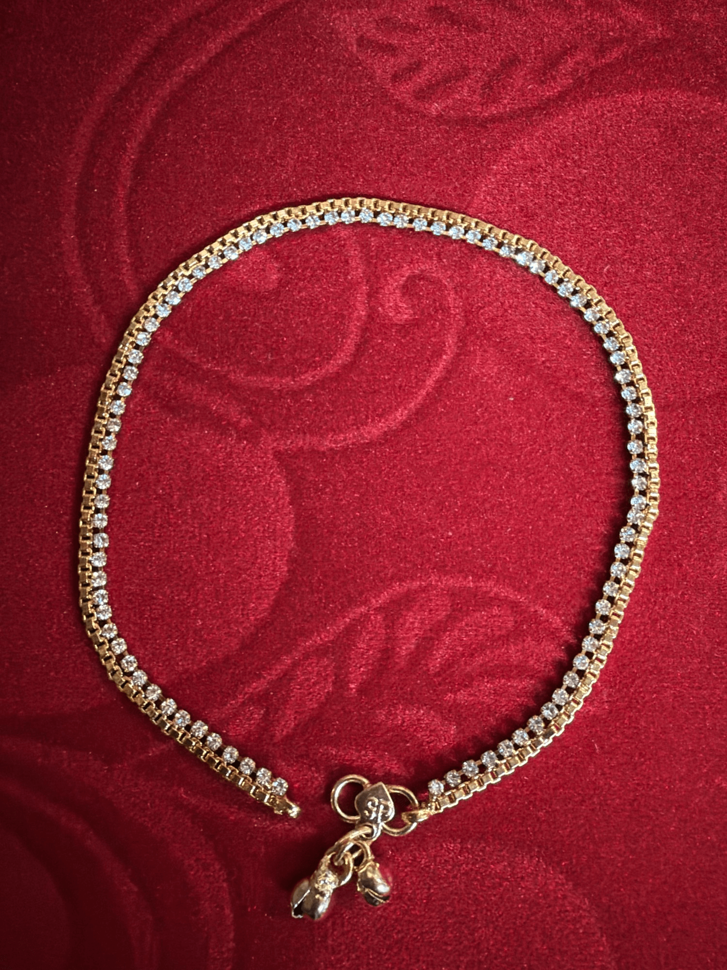 p25 r.webp Gold Plated Anklets P-25