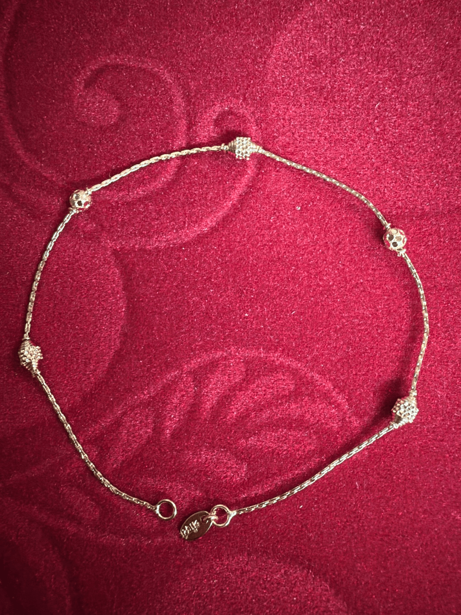 Gold Plated Anklets P-26