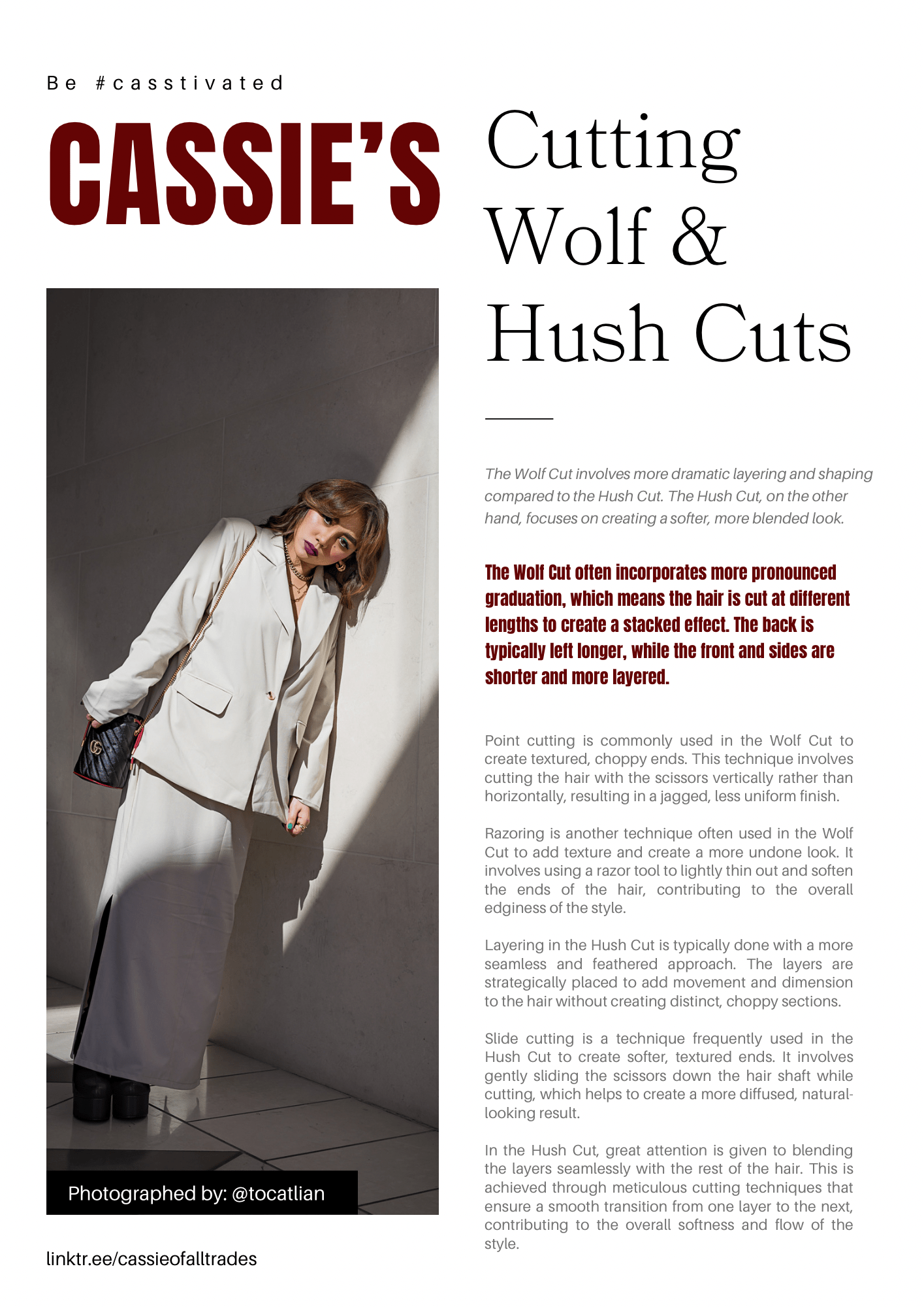 A Glimpse into the World of Cassandra Amor Wells: Hairstylist, Model, and Educator Bellarmine, image 10.