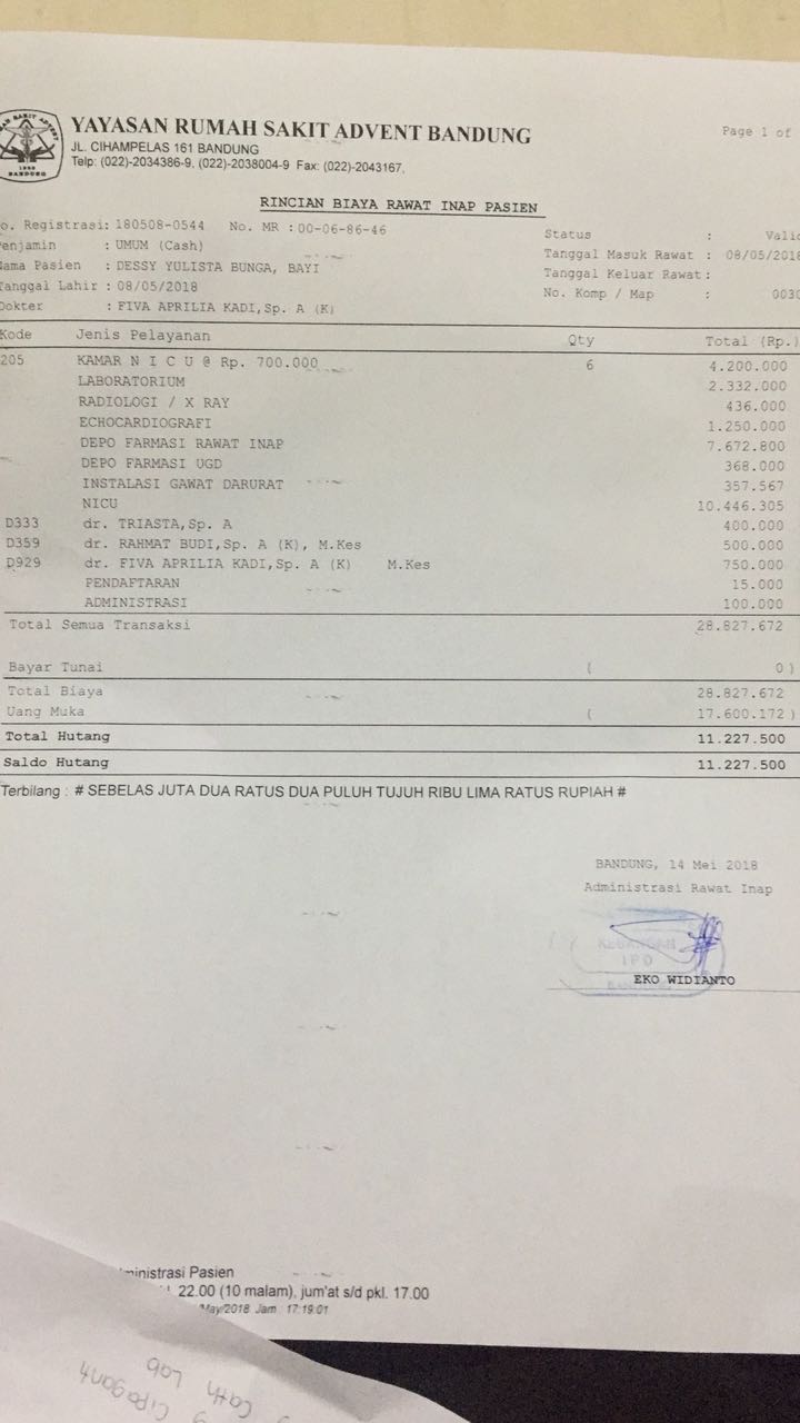 Inap, surat jaminan, kwitansi, kuitansi selisih pembayaran rawat inap, . Contoh Bukti Pembayaran Rumah Sakit Revisi Id