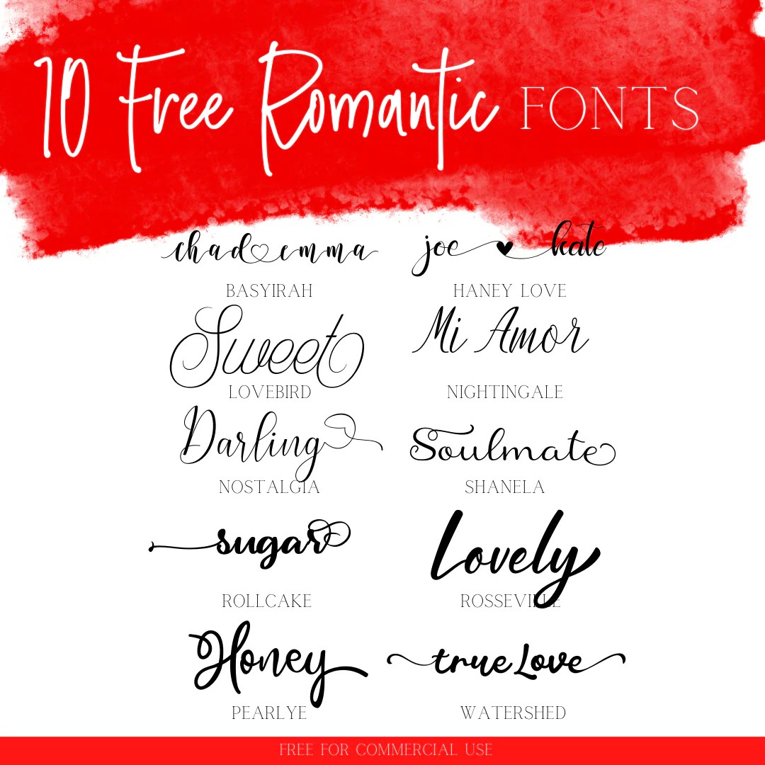 Free Romantic Fonts Kitaleigh Llc