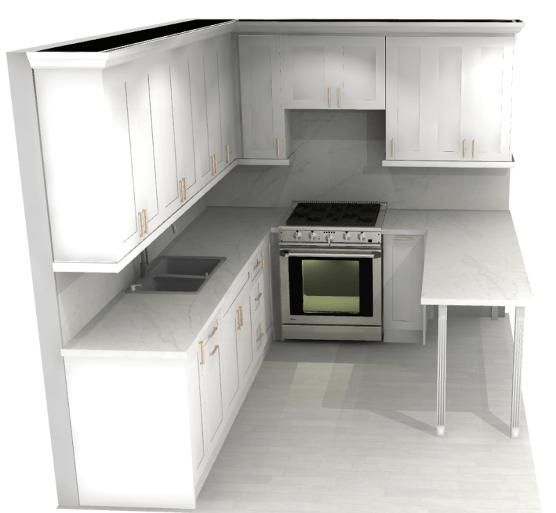 Recent completed kitchen project by Kitchen4Less
