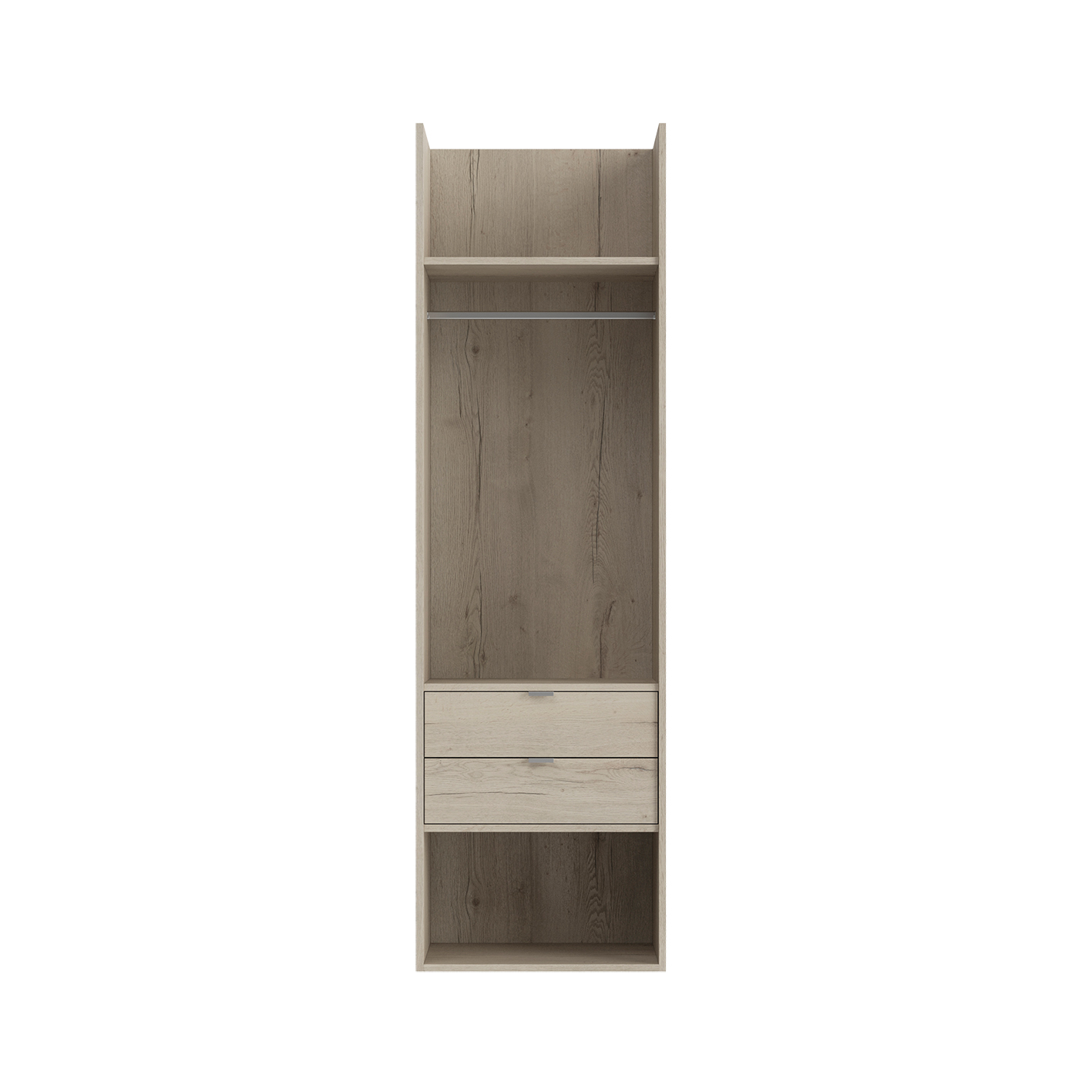 Volante Dark Grey Matte Sliding Wardrobe