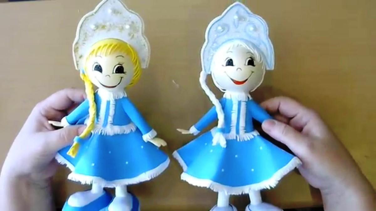 Новогодние Куклы Из Фоамирана Новогодние Куклы Из Фоамирана