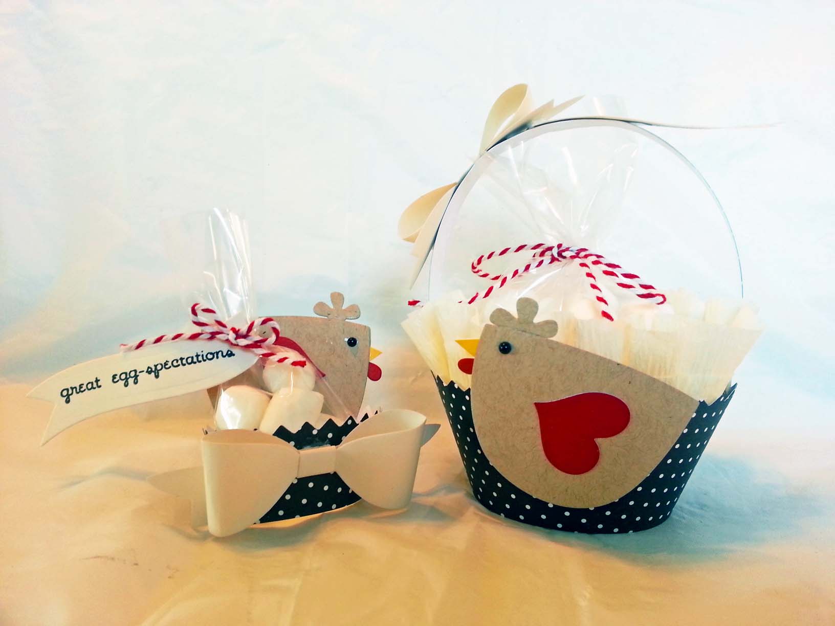 cupcake wrapper die baskets