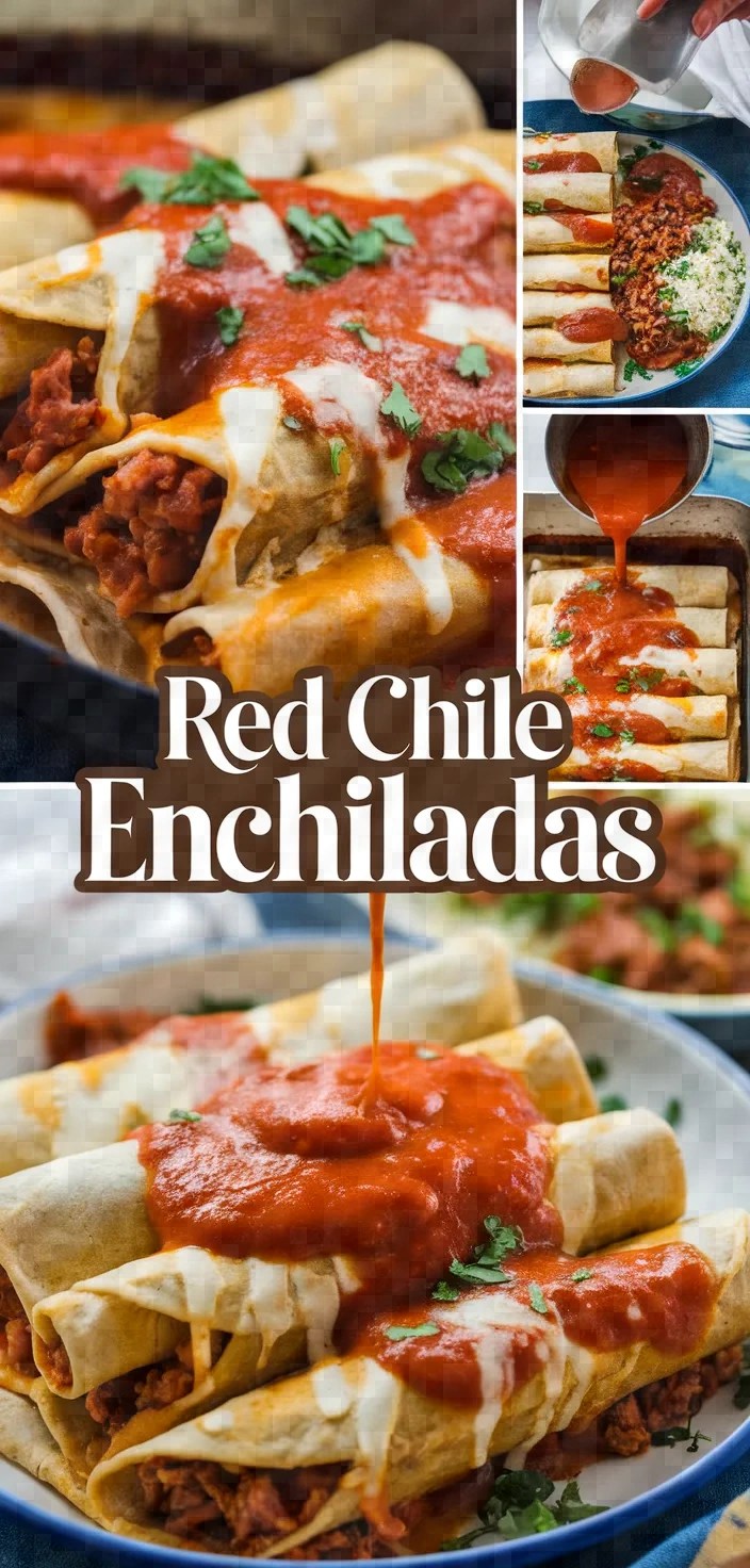 A photo of Red Chile Enchiladas Recipe