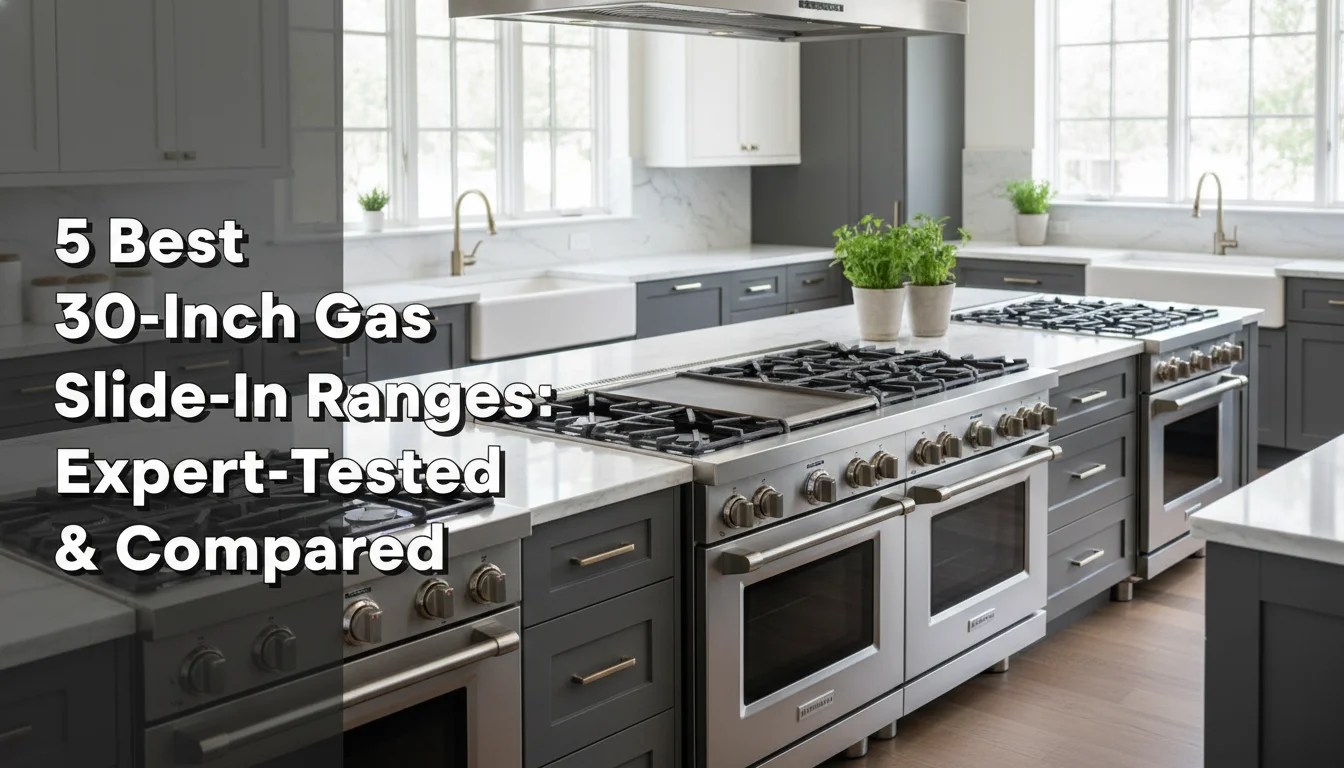 5 Best 30-Inch Gas Slide-In Ranges: Expert-Tested & Compared