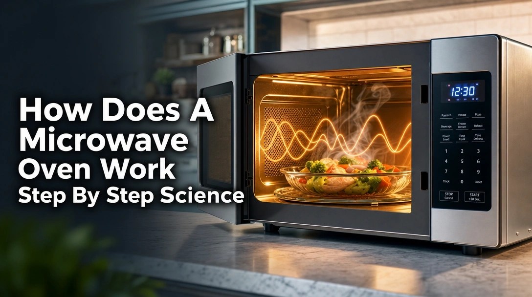 How Does A Microwave Oven Work Step By Step Science