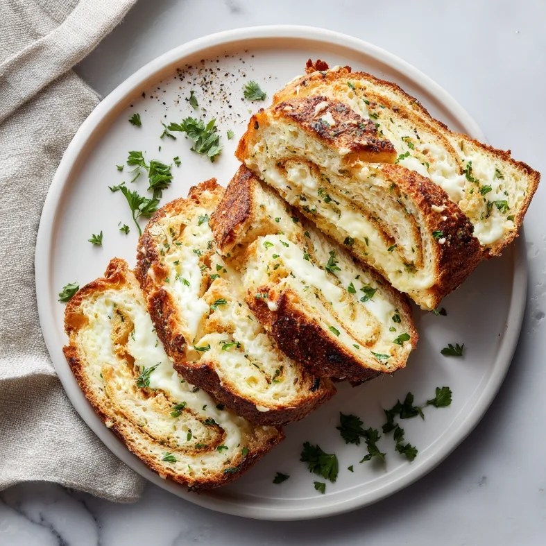 Swirled Garlic Herb Cheese Bread: The Ultimate Savory Loaf for Any Occasion