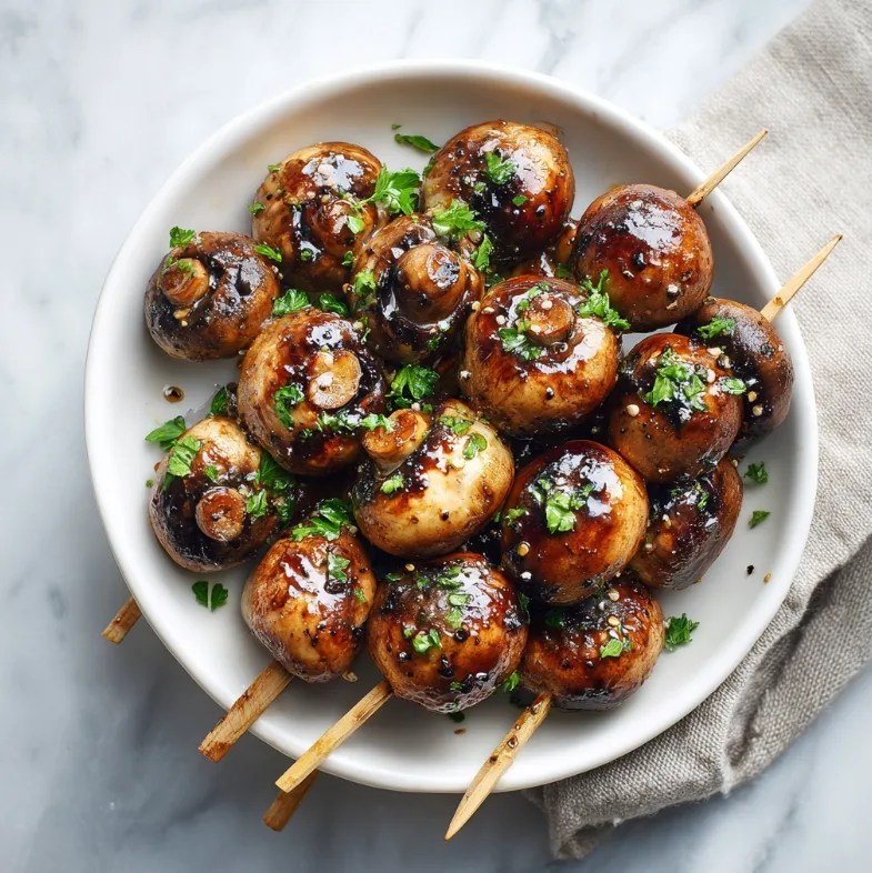 Marinated Grilled Mushroom Skewers: A Flavor-Packed Vegetarian Grilling Favorite