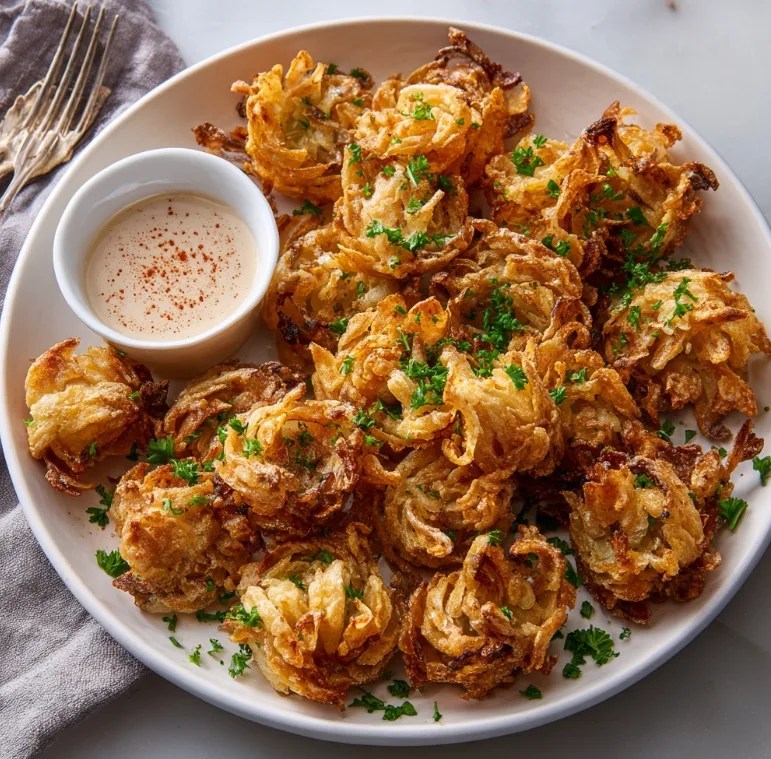 Awesome Blossom Bites – Mini Blooming Onions Party Appetizer