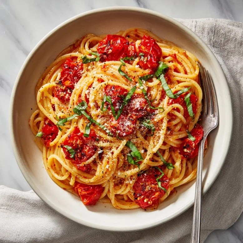 Roasted Tomato Garlic Pasta – The Ultimate Easy Italian Comfort Dish