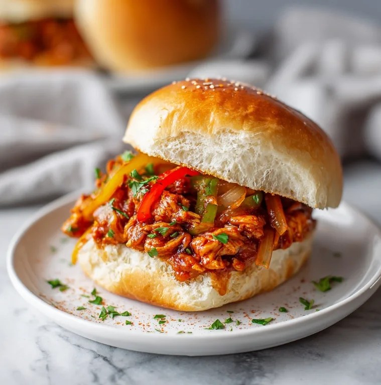 Easy Cajun Chicken Sloppy Joes