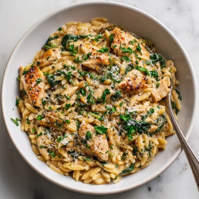 Creamy One-Pot Chicken Orzo