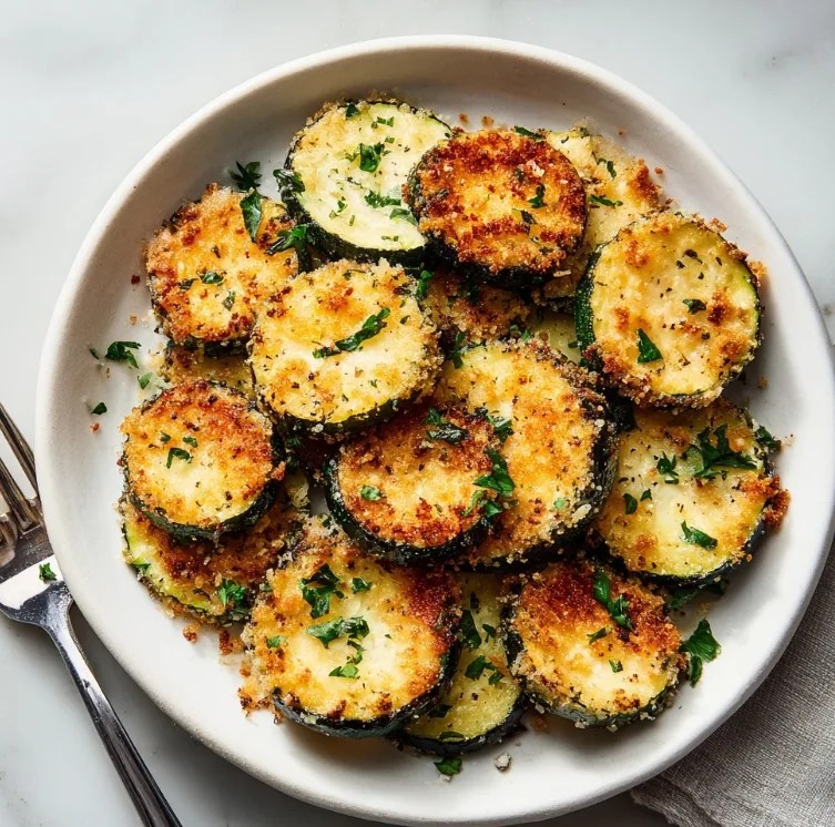 Crispy Baked Parmesan Zucchini – Easy Healthy Side Dish
