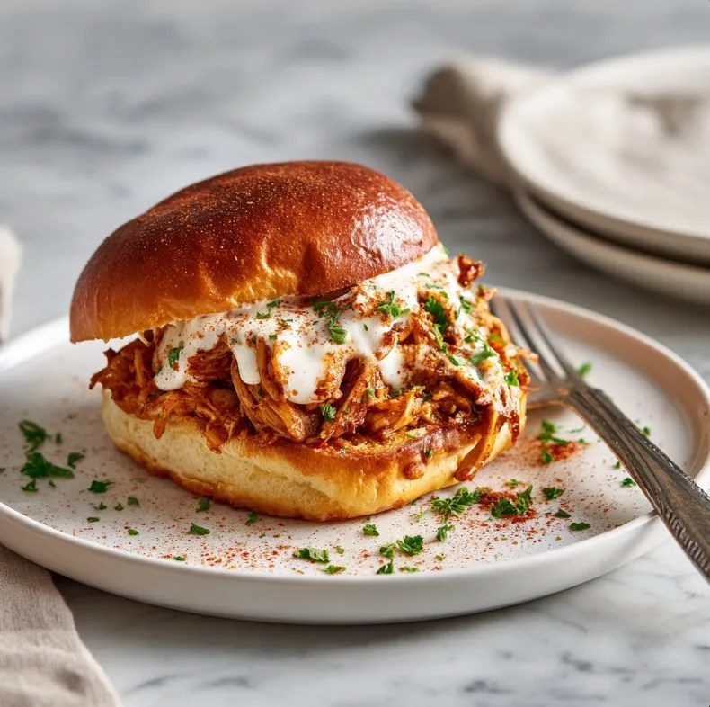 Cajun Chicken Sloppy Joes With Creamy Sauce Recipe