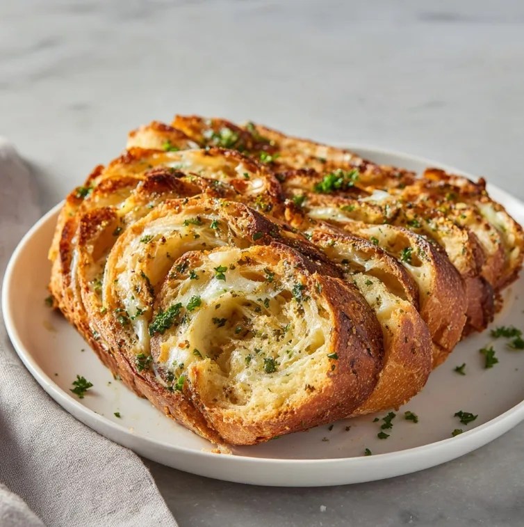 Swirled Garlic Herb Cheese Bread – The Ultimate Savory Comfort Bake
