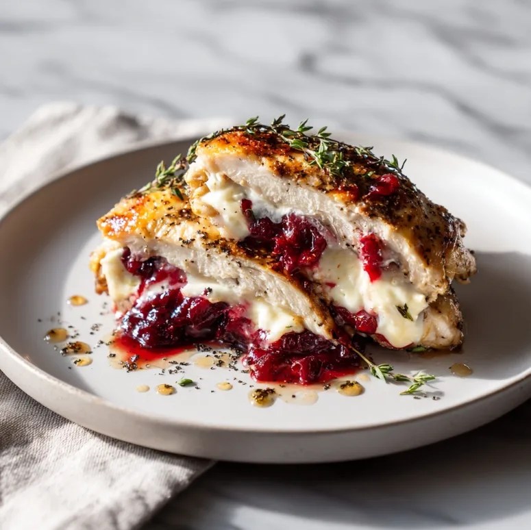 Cranberry Brie Stuffed Chicken Recipe – The Ultimate Elegant Holiday Dinner