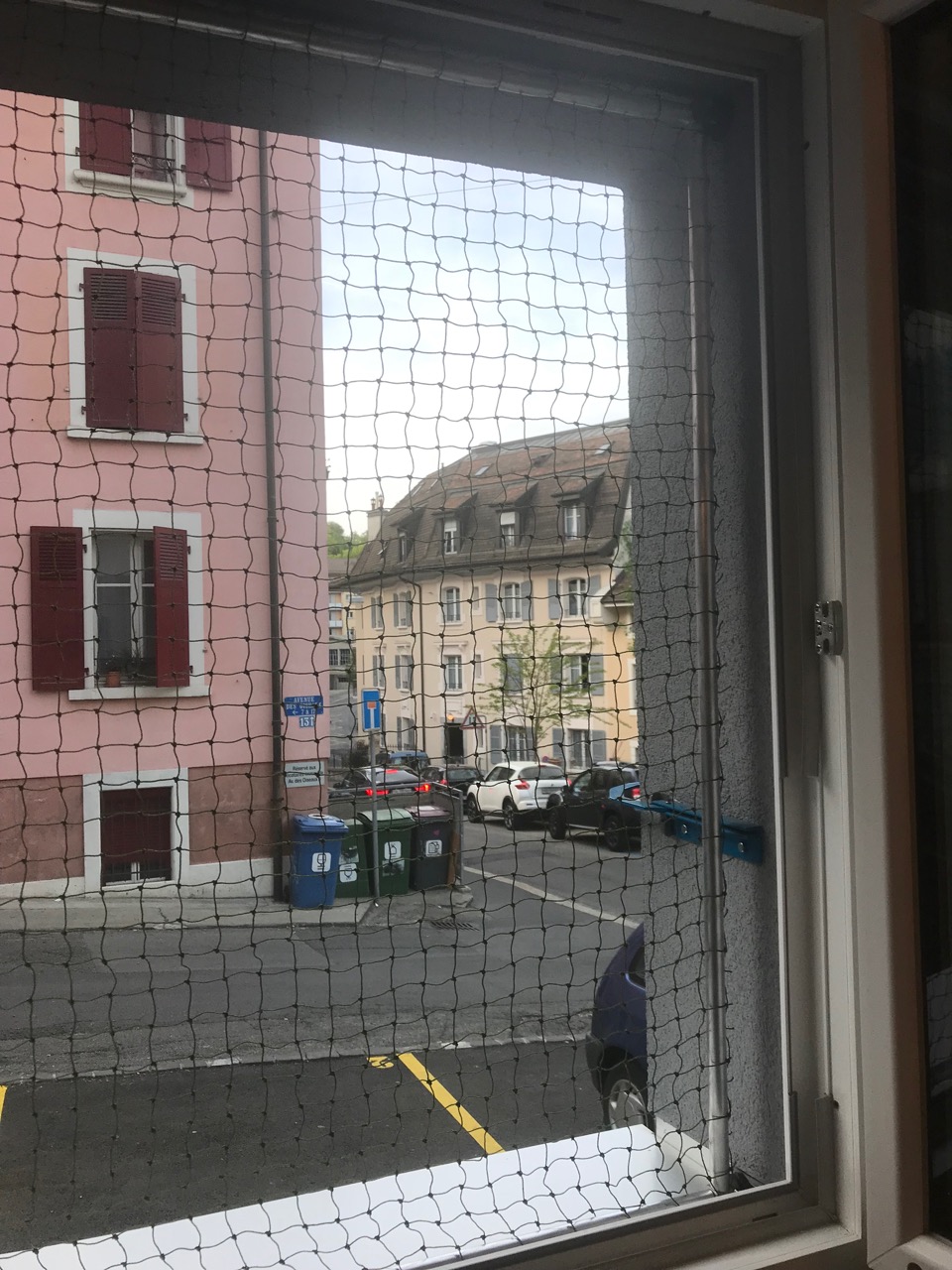 filet de sécurité sans percer les murs