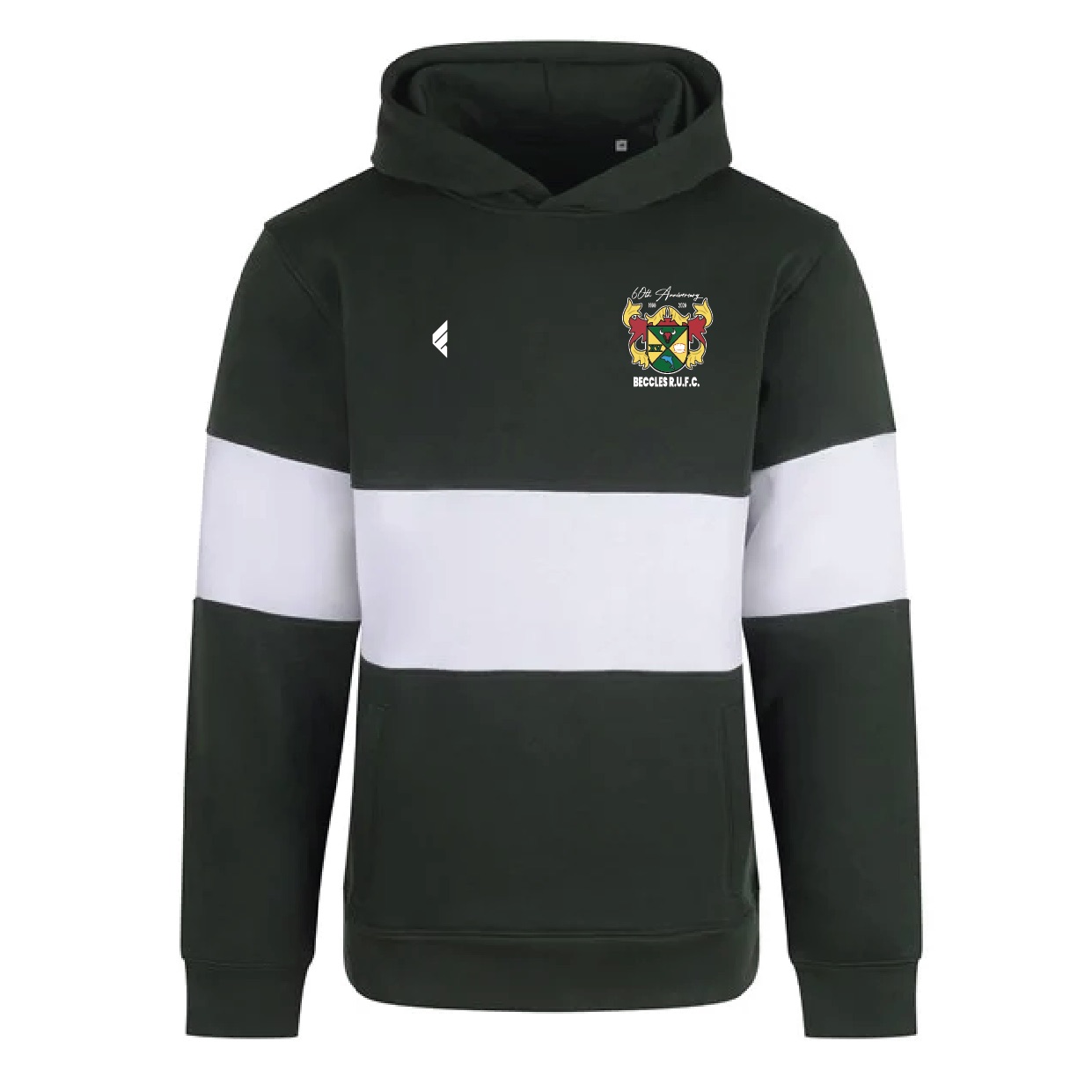 Beccles RUFC – 60th Anniversary Heavyweight Panelled Hoodie