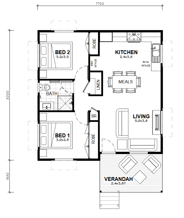 Lemon Tree Floor Plan