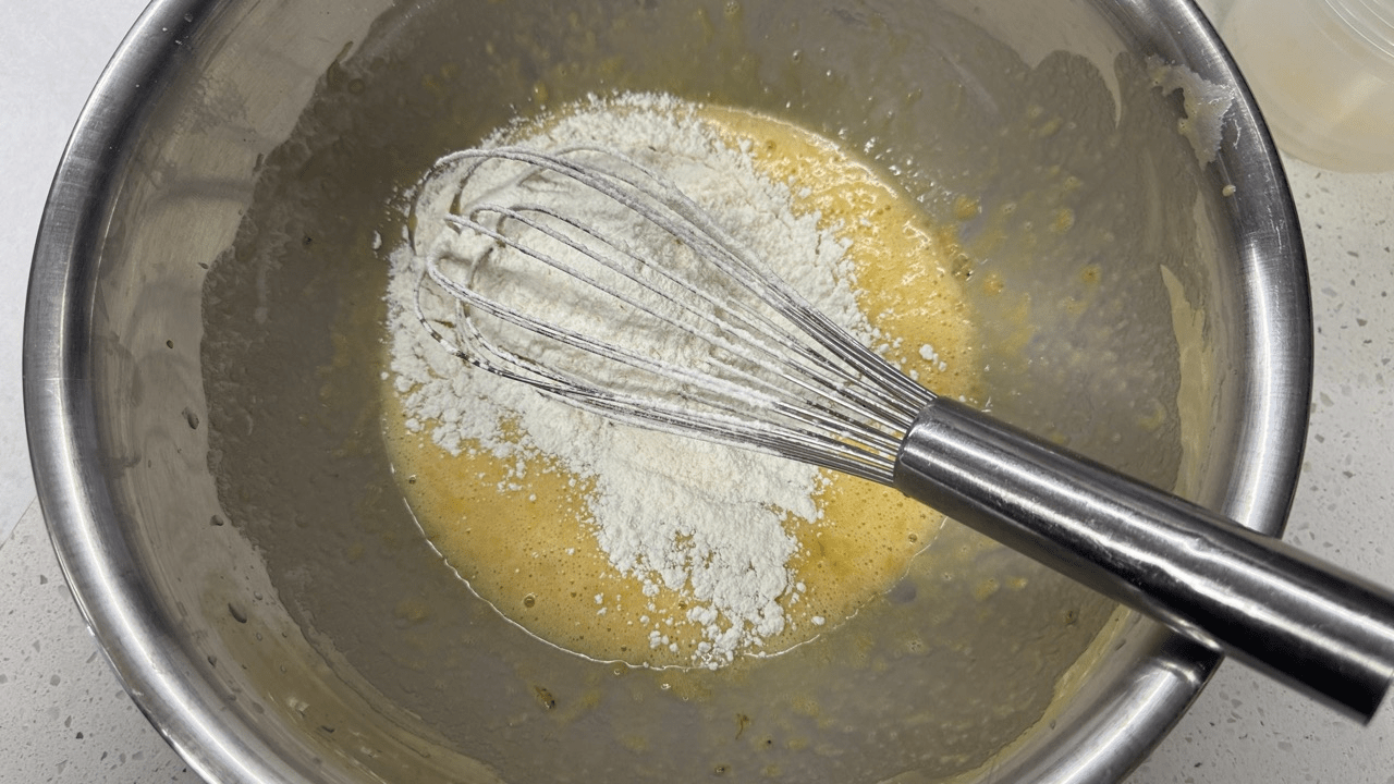 flour and eggs