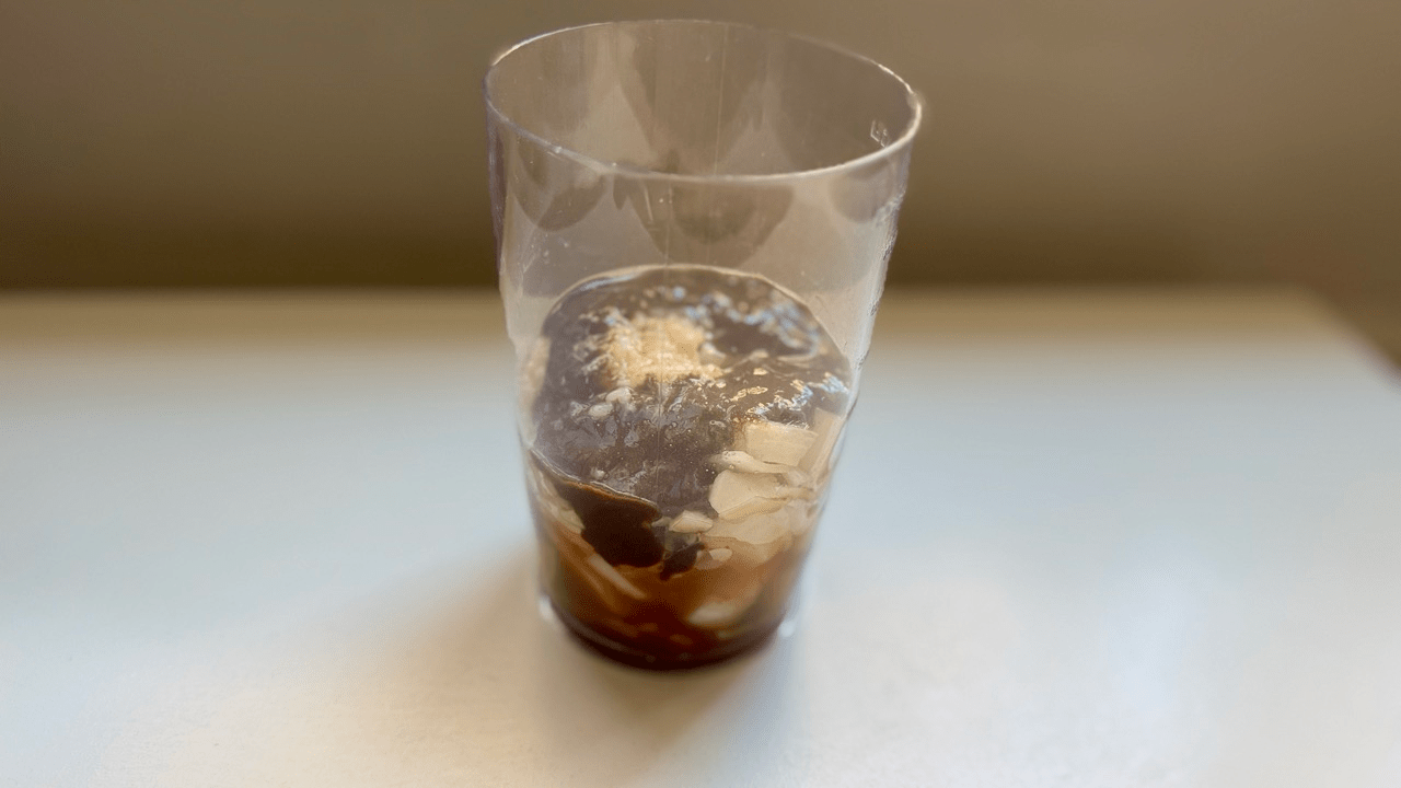 add some of ingredients for shoyu koji