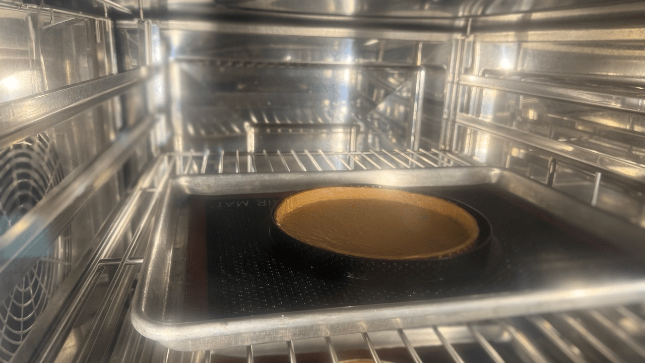 baking the tart dough
