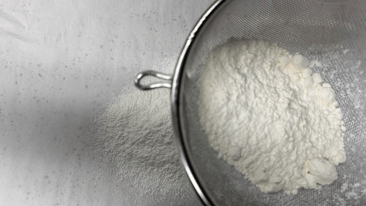 shift the flour