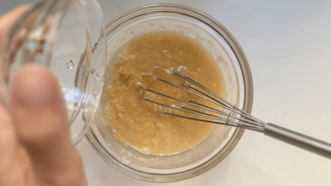 making saikyo miso marinate paste, miso doko