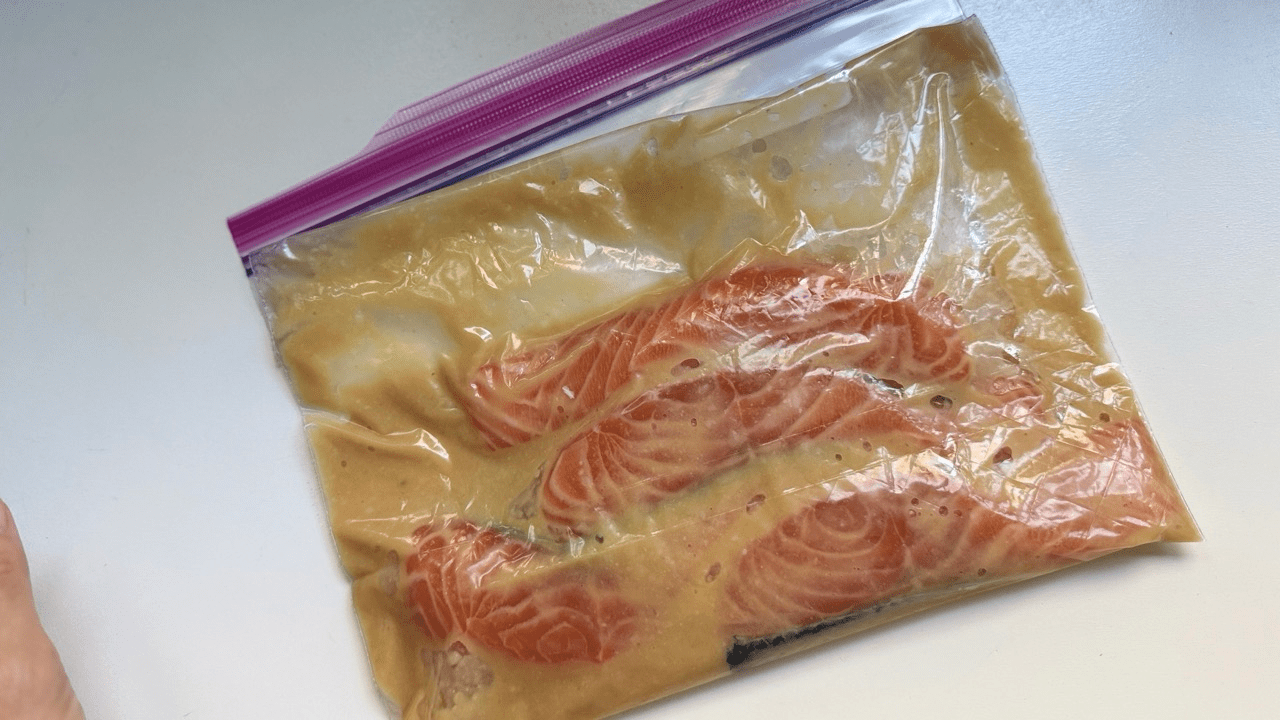 marinated miso saikyo salmon