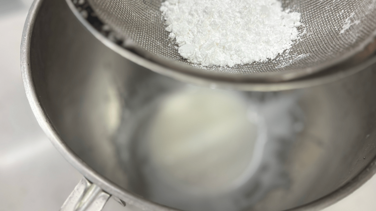 add more powdered sugar for adjusting the stifness