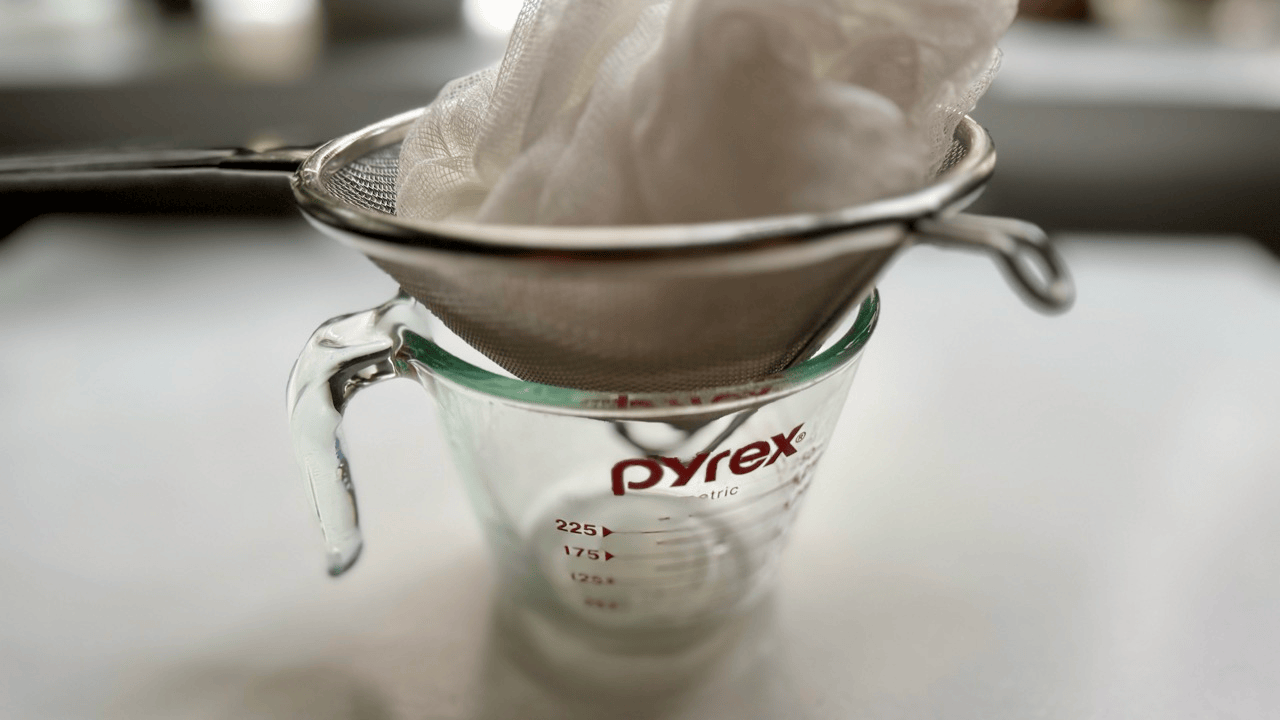 bowl or big cup for dripped water