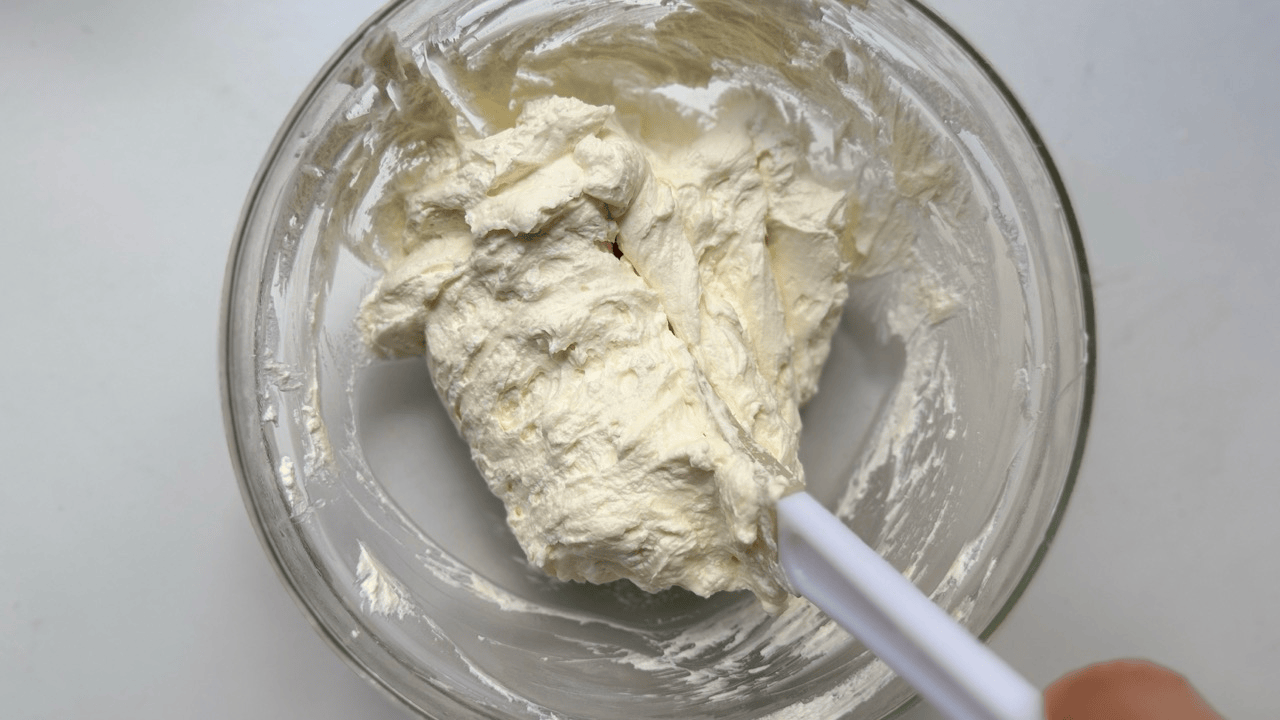 mix with whipped cream