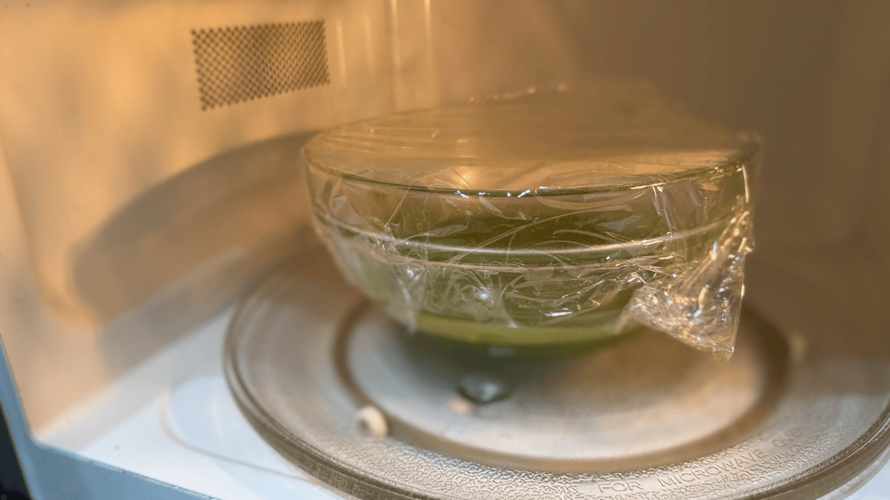 gyuhi mochi in the microwave