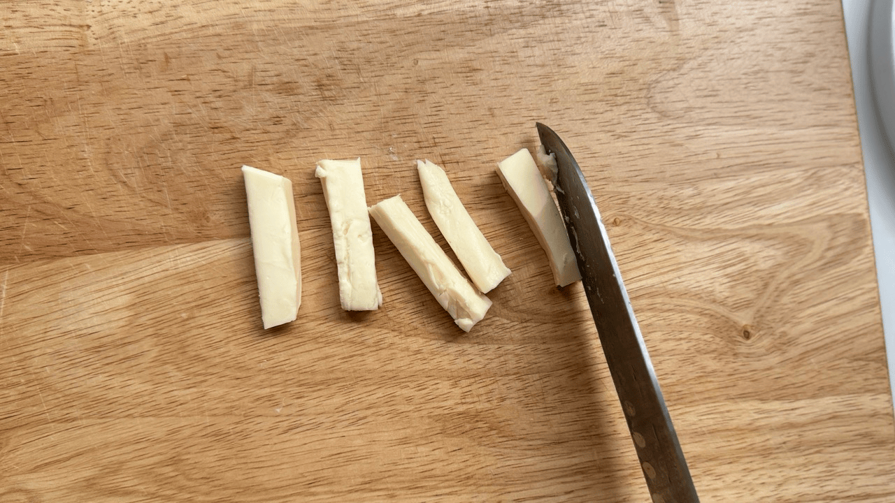 cut the brie cheese