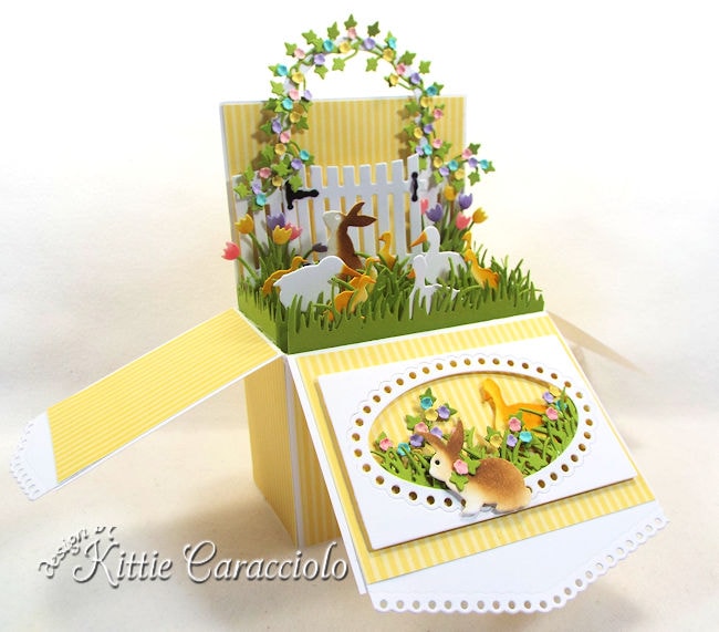 Come see how I made this colorful Easter Pop Up Box Card.