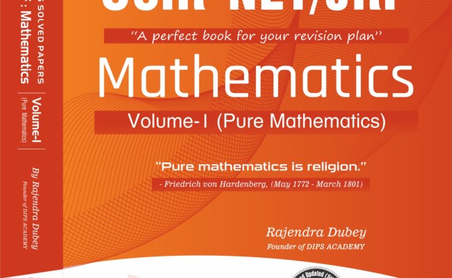 CSIR-NET/JRF Mathematics Previous Years Solved Papers Volume -1