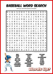 12 playful baseball word search printables kitty baby love