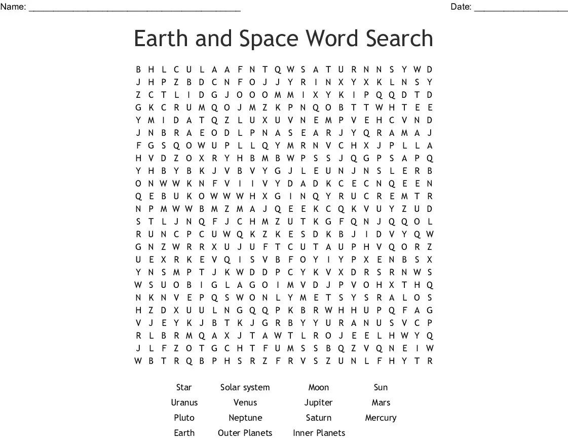 18 astronomical space word search puzzles kitty baby love