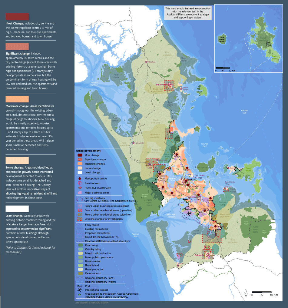 The Auckland Plan Kiwivision Map Overall.